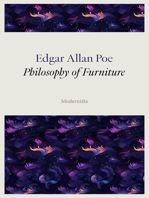 Title details for Philosophy of Furniture by Edgar Allan Poe - Available